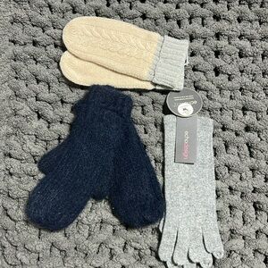 New gloves and mittens x 3